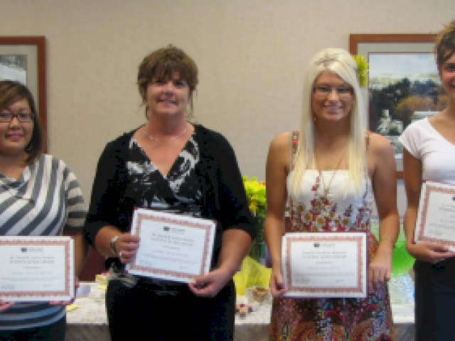 2011 Scholarship Recipients